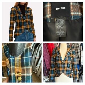 Smythe Plaid Blazer